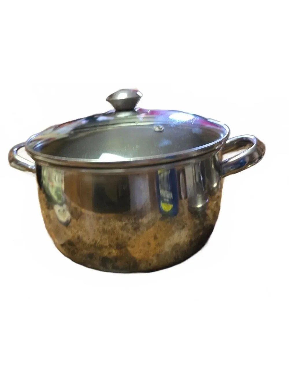Tools of the Trade 6.5 Quart Stainless Steel Stock Pot Dutch Oven with Lid